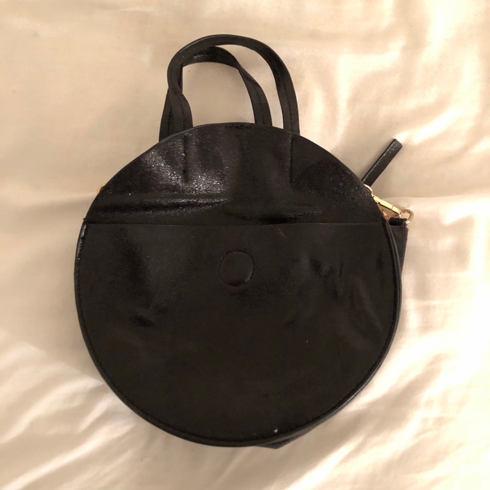 Anthropologie Black sparkle bag